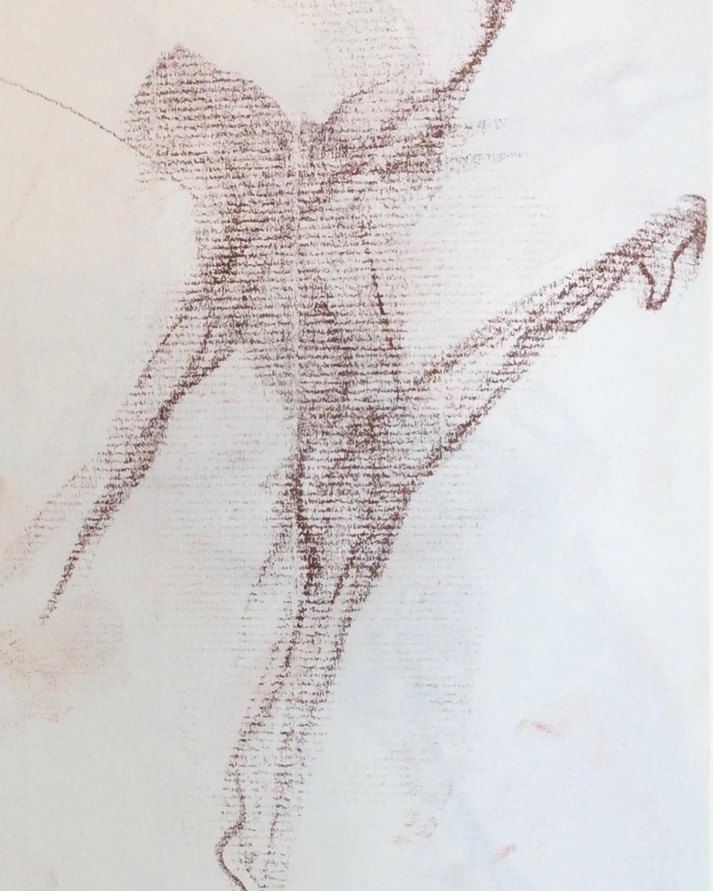 Dancer sketch by Anna Ives - Sherman Theatre Cardiff 2022