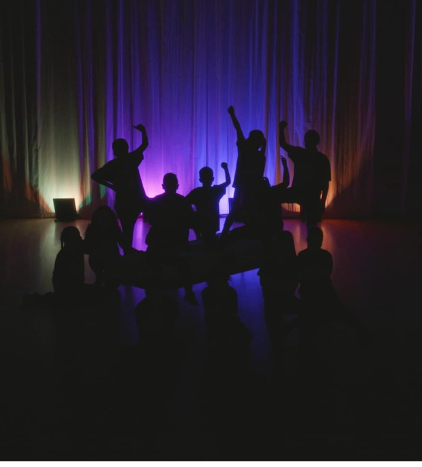 young dancers under lights