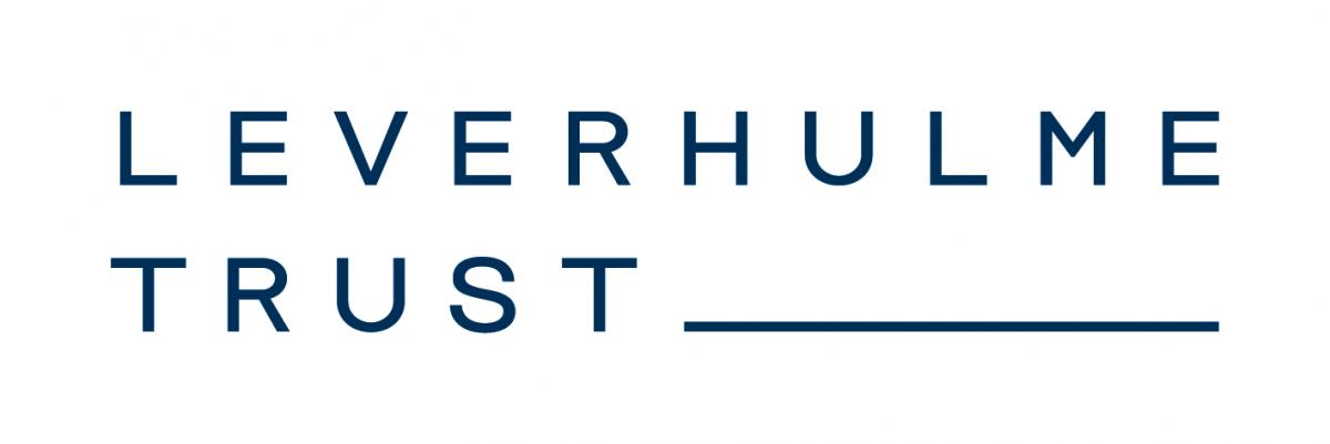 Leverhulme Trust logo in blue writing